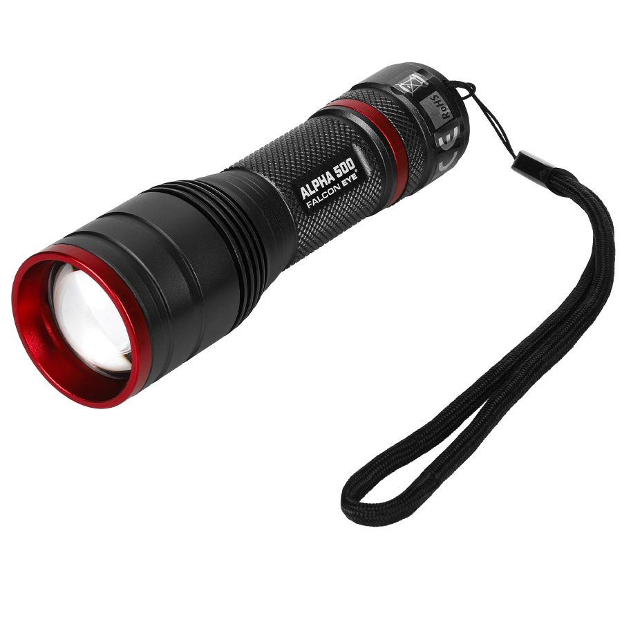 Фонарь тактический Falcon Eye Alpha 500 Focus 500 Lm алюминий Black