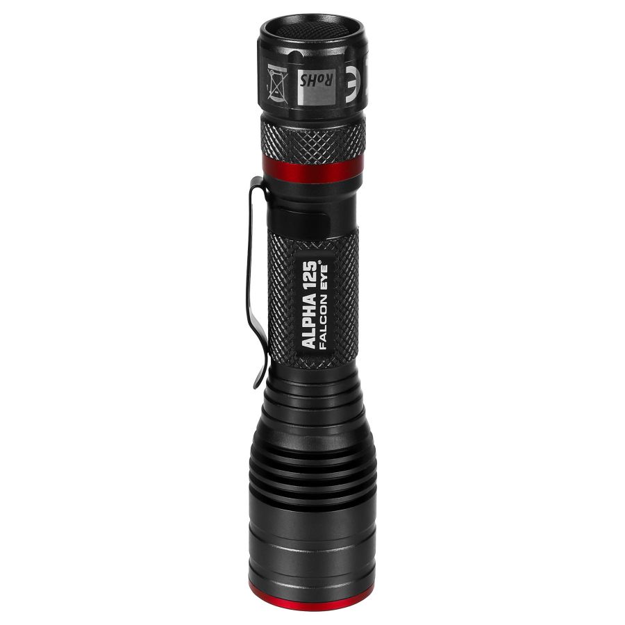 Фонарь тактический Falcon Eye Alpha 125 Focus 125 Lm алюминий Black