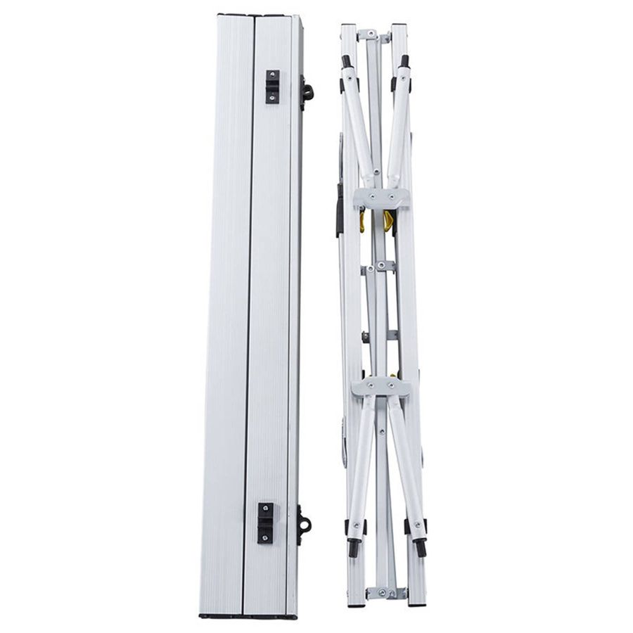 Стол туристический Uquip Variety M 90x53x45-69 см алюминий Grey