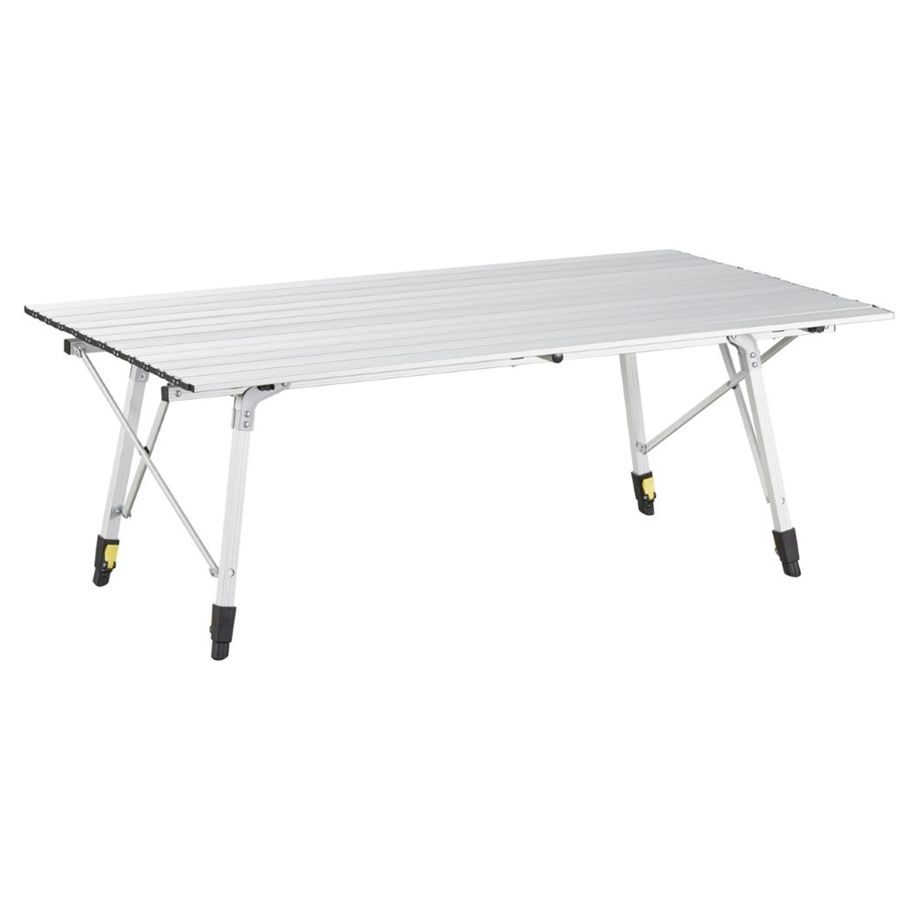 Стол туристический Uquip Variety L 120x70x46-70 см алюминий Grey