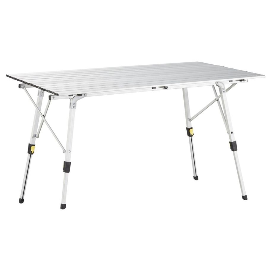 Стол туристический Uquip Variety L 120x70x46-70 см алюминий Grey