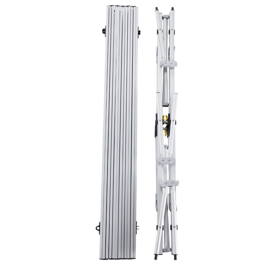 Стол туристический Uquip Variety L 120x70x46-70 см алюминий Grey