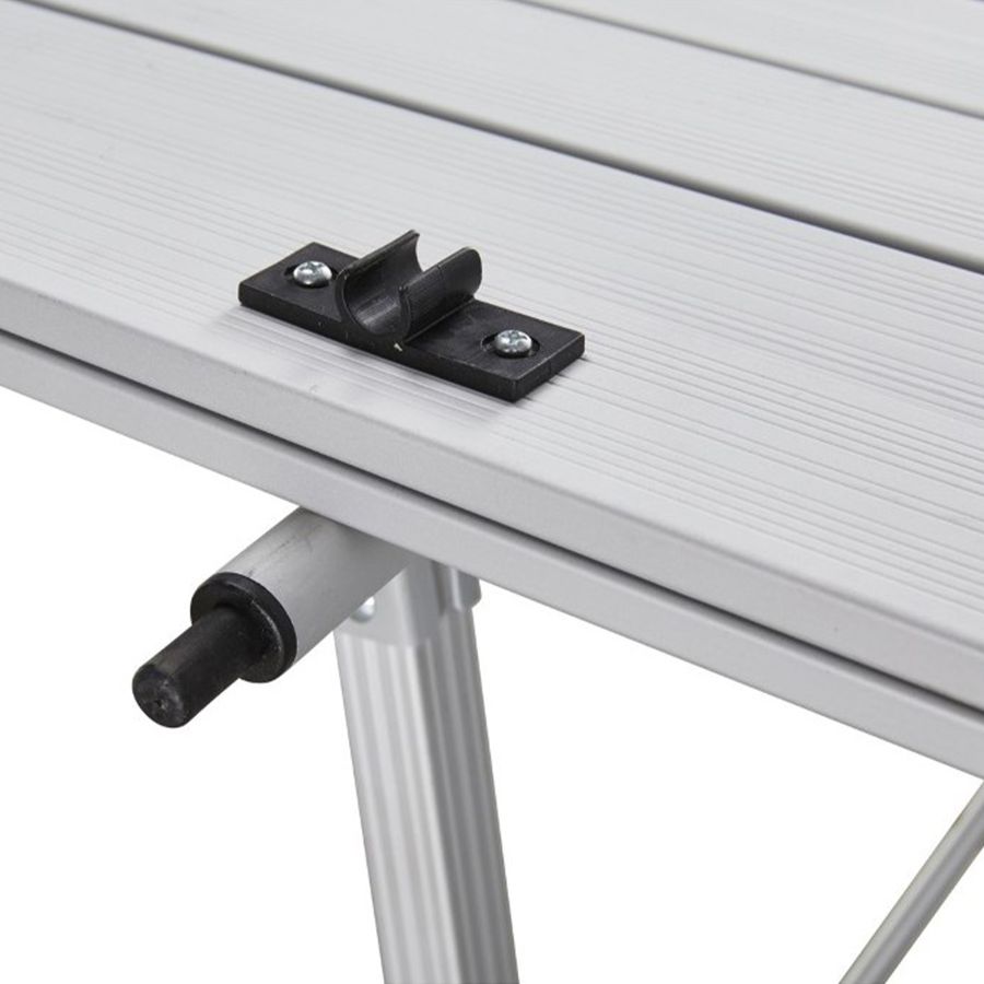 Стол туристический Uquip Variety L 120x70x46-70 см алюминий Grey