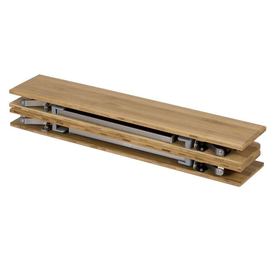 Стол туристический Bo-Camp Morris 65x50x43-65 см бамбук Brown