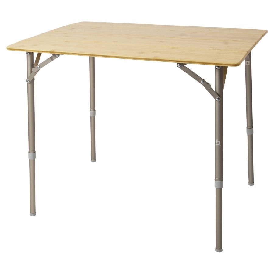 Стол туристический Bo-Camp Suffolk 80x60x43-65 см бамбук Brown