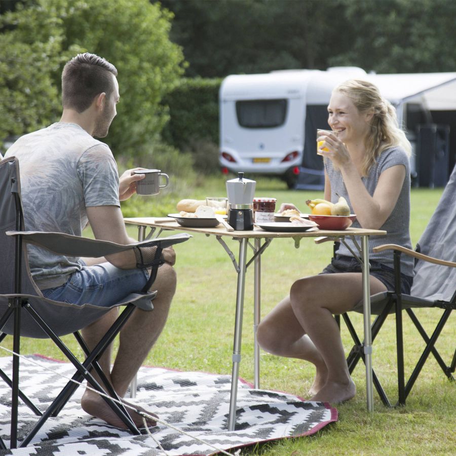 Стол туристический Bo-Camp Suffolk 80x60x43-65 см бамбук Brown