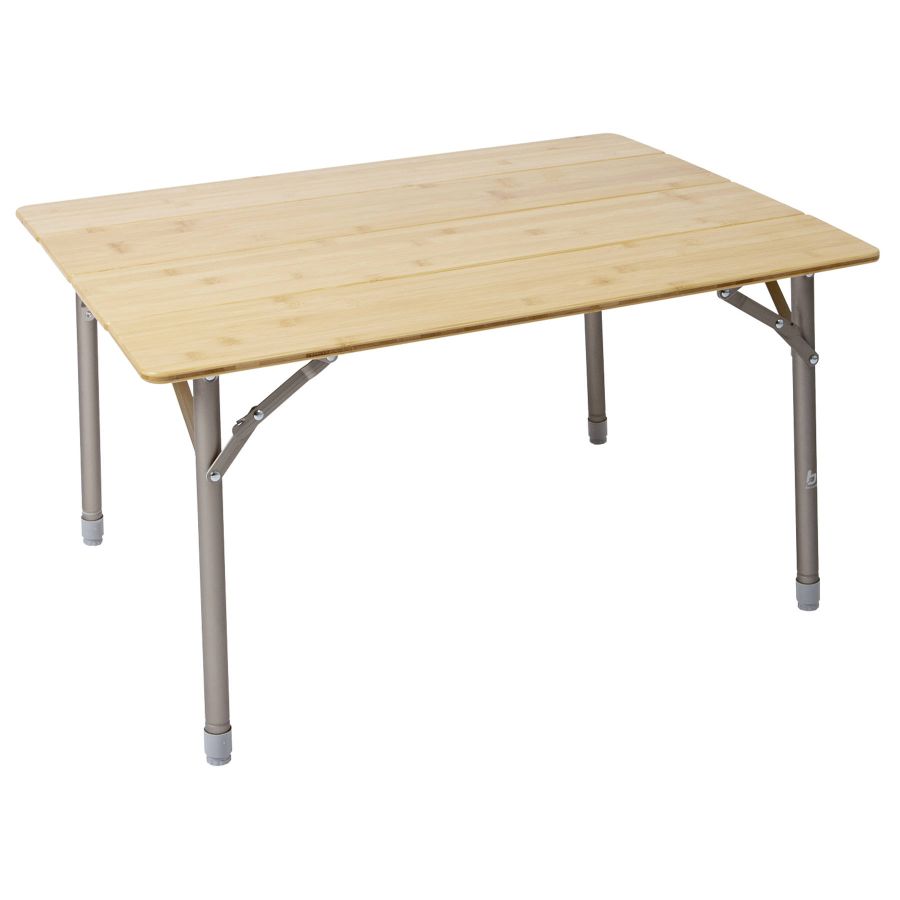 Стол туристический Bo-Camp Suffolk 80x60x43-65 см бамбук Brown