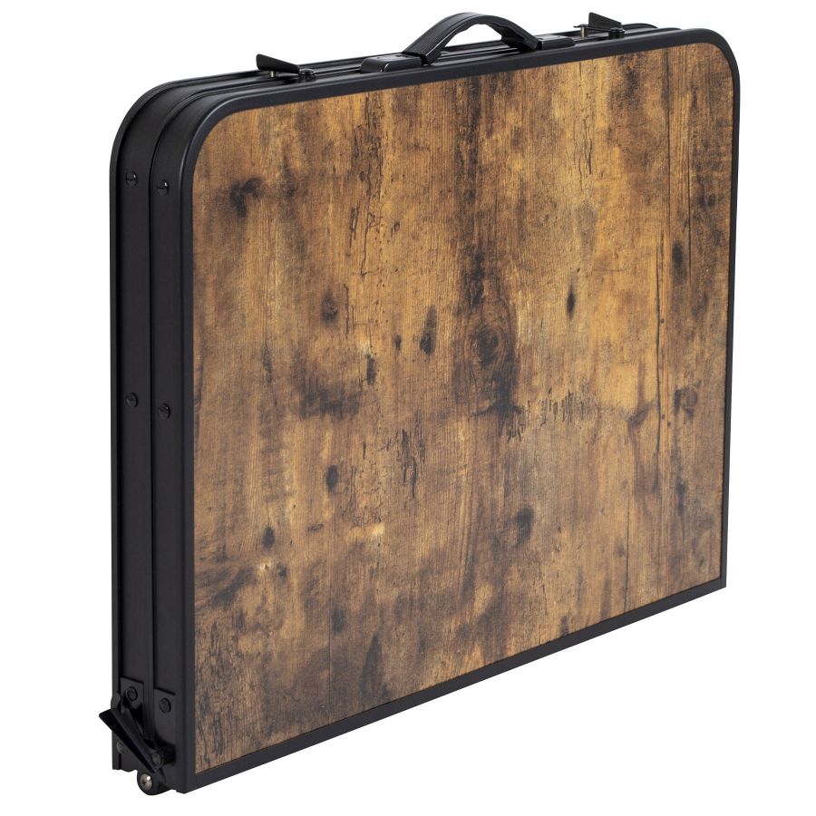 Стол туристический Bo-Camp Decatur 90x60x35/81 см МДФ Black/Wood