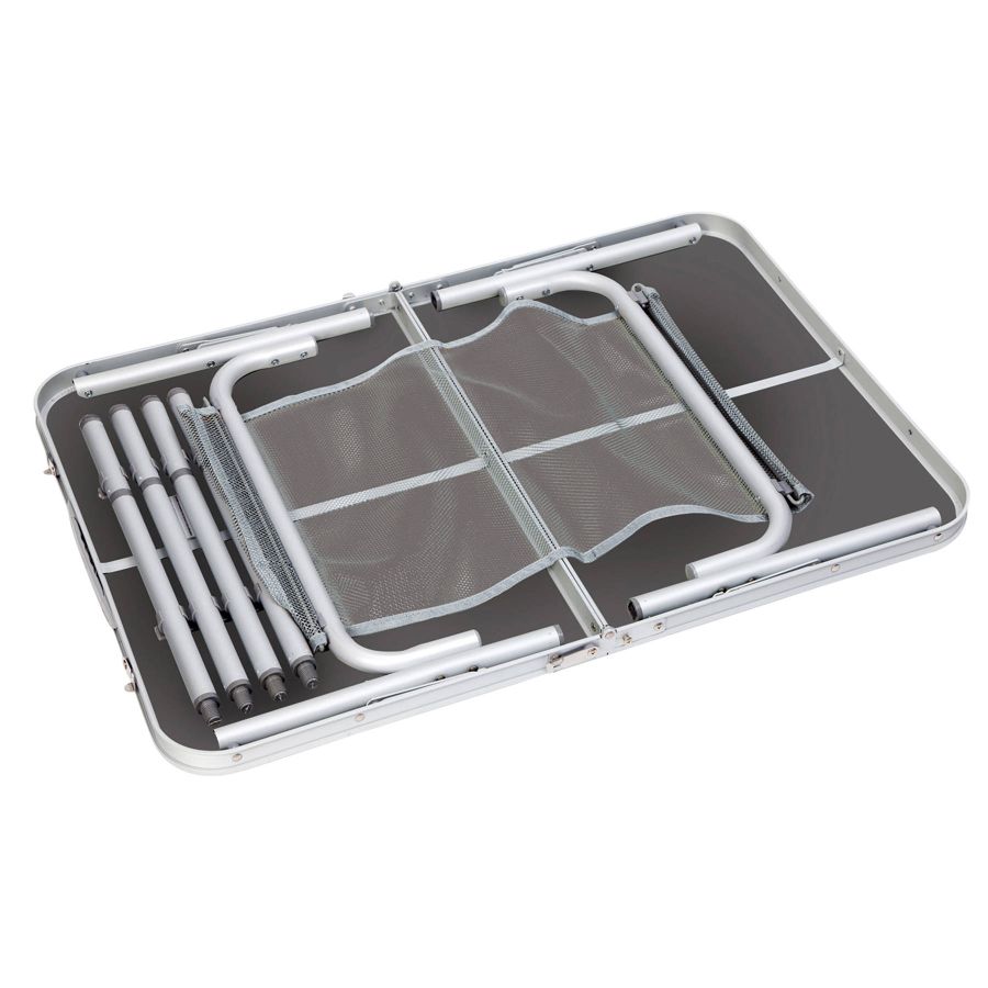 Стол туристический Bo-Camp Case 90x60x35/81 см МДФ Grey