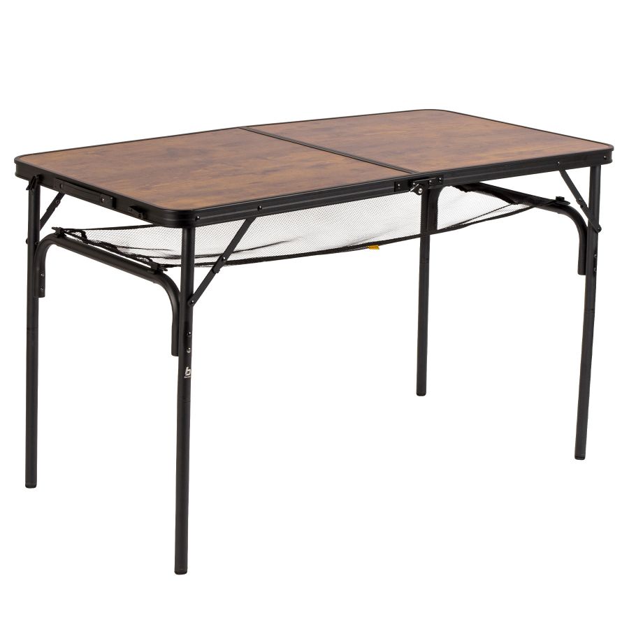 Стол туристический Bo-Camp Greene 120x60x37/70 см МДФ Black/Wood