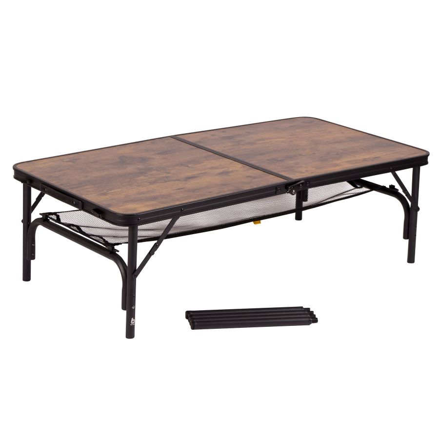 Стол туристический Bo-Camp Greene 120x60x37/70 см МДФ Black/Wood
