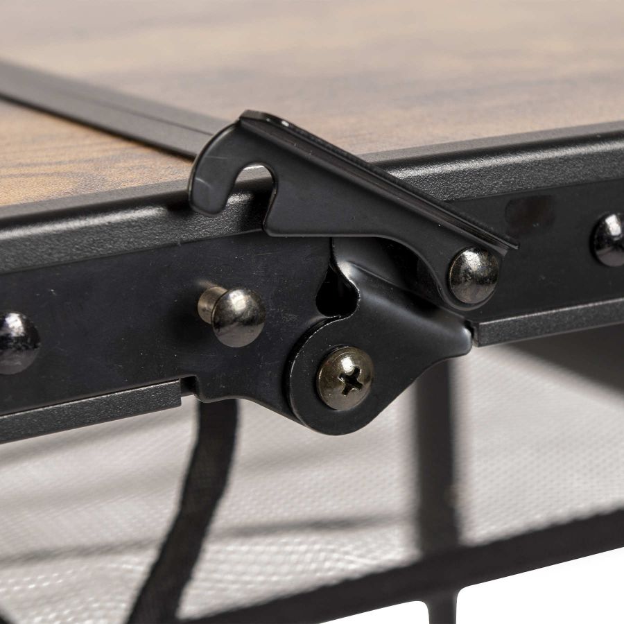 Стол туристический Bo-Camp Greene 120x60x37/70 см МДФ Black/Wood