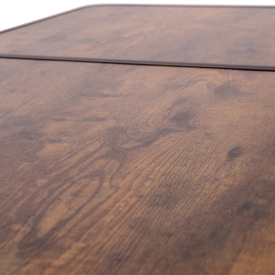 Стол туристический Bo-Camp Greene 120x60x37/70 см МДФ Black/Wood