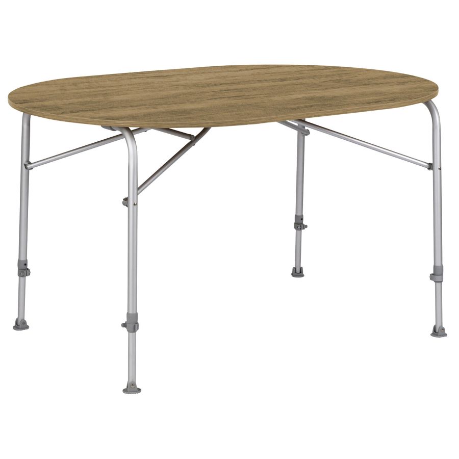 Стол туристический Bo-Camp Feather Oval 130x90x59/72 см стекловолокно Brown