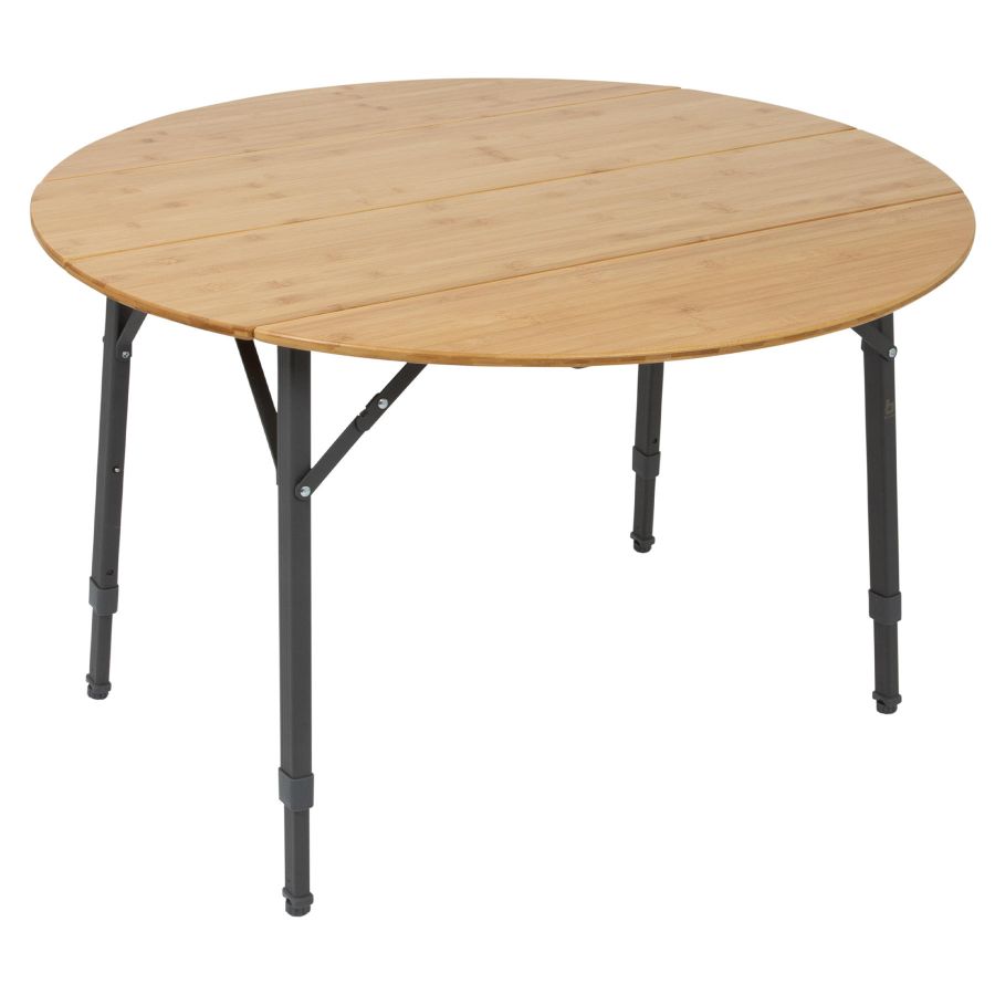 Стол туристический Bo-Camp Poundbury Round 90x90x49/69 см бамбук Brown