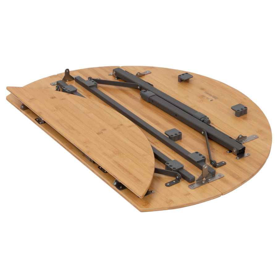 Стол туристический Bo-Camp Poundbury Round 90x90x49/69 см бамбук Brown