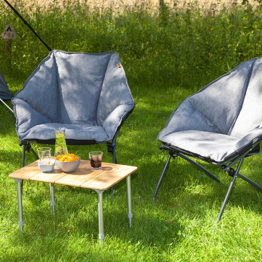 Стол туристический Bo-Camp Southwark 60x40x30-40 см бамбук Brown