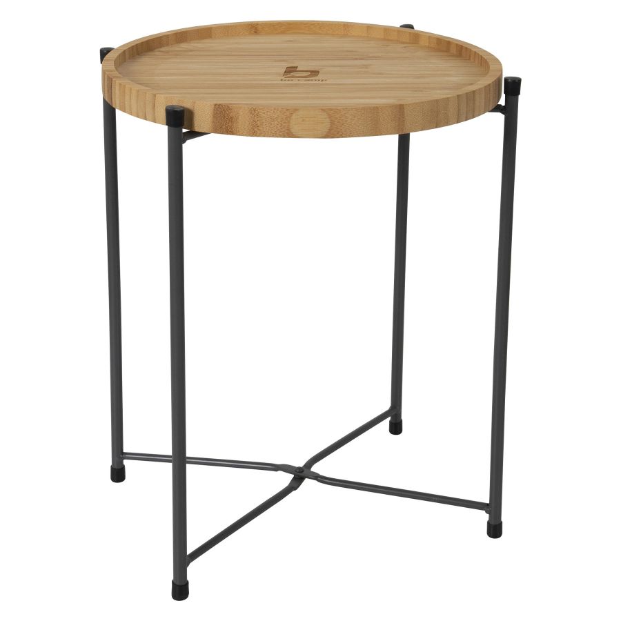 Стол туристический Bo-Camp Carnaby M 30x30x36 см бамбук/сталь Brown
