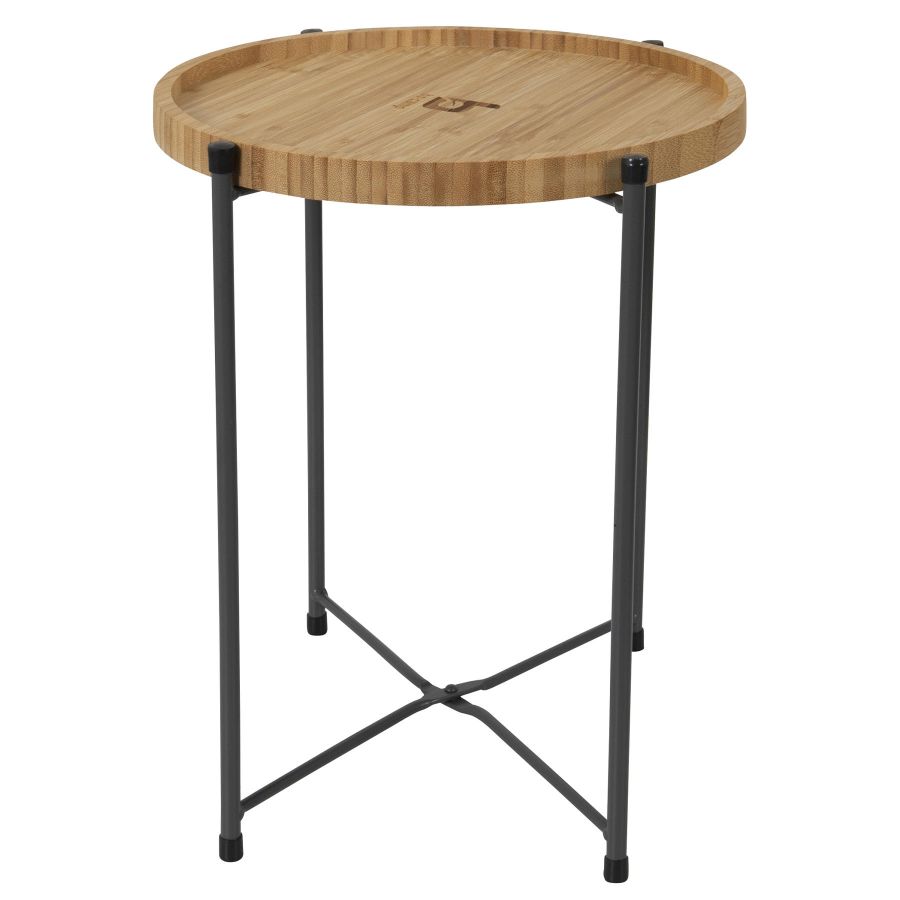 Стол туристический Bo-Camp Carnaby M 30x30x36 см бамбук/сталь Brown