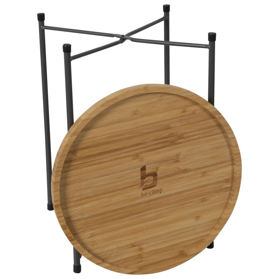 Стол туристический Bo-Camp Carnaby M 30x30x36 см бамбук/сталь Brown