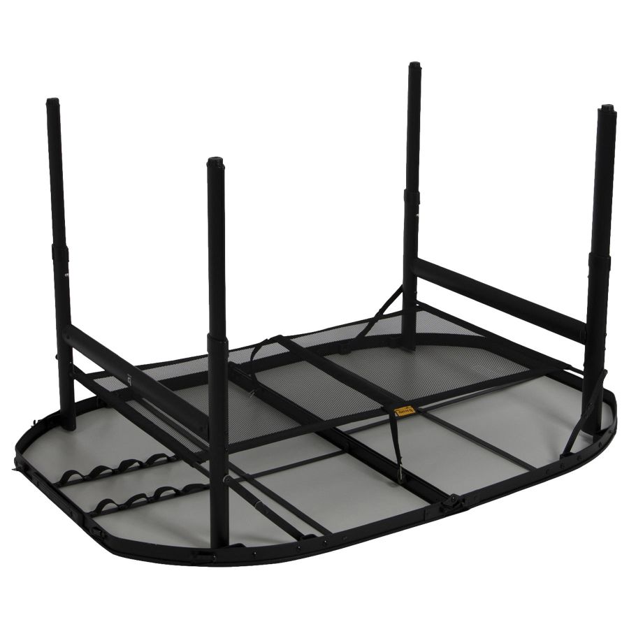 Стол туристический Bo-Camp Northgate Oval 120x80x36/70 см МДФ Black/Grey