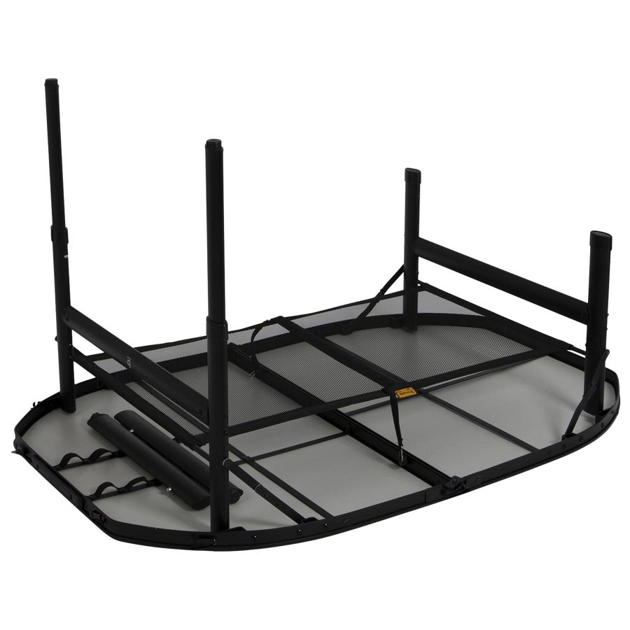 Стол туристический Bo-Camp Northgate Oval 120x80x36/70 см МДФ Black/Grey