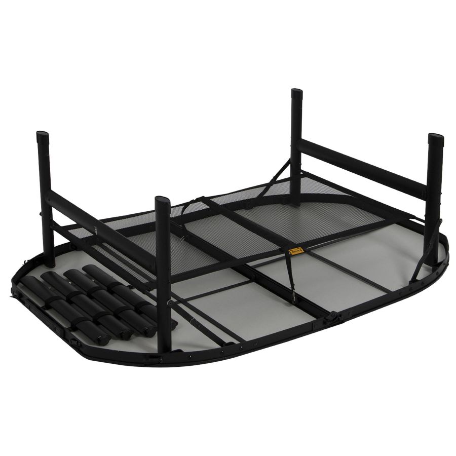 Стол туристический Bo-Camp Northgate Oval 120x80x36/70 см МДФ Black/Grey