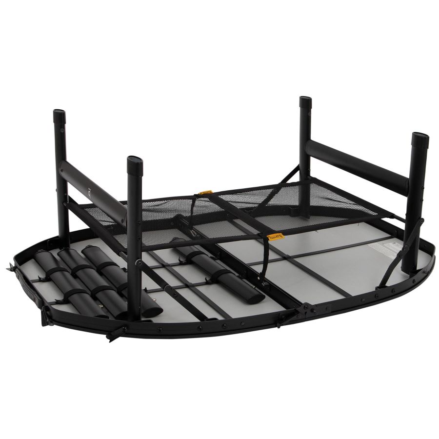 Стол туристический Bo-Camp Woodbine Oval 100x70x36/70 см МДФ Black/Wood