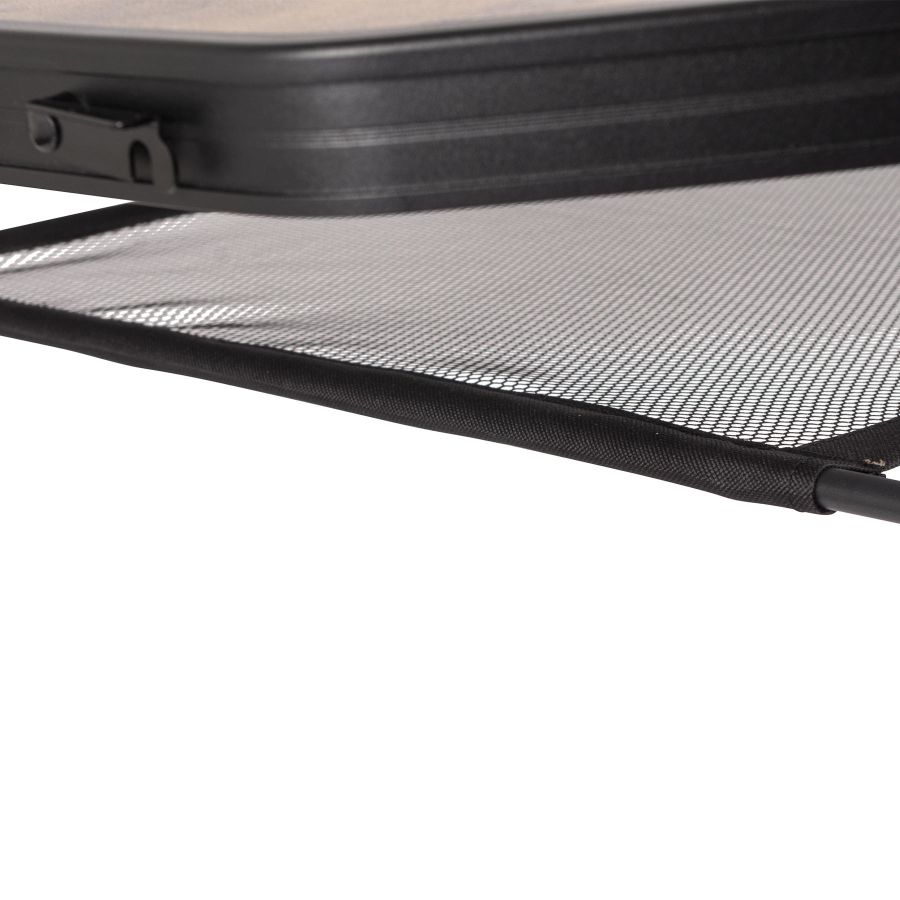 Стол туристический Bo-Camp Melrose Oval 120x80x36/70 см МДФ Black/Wood