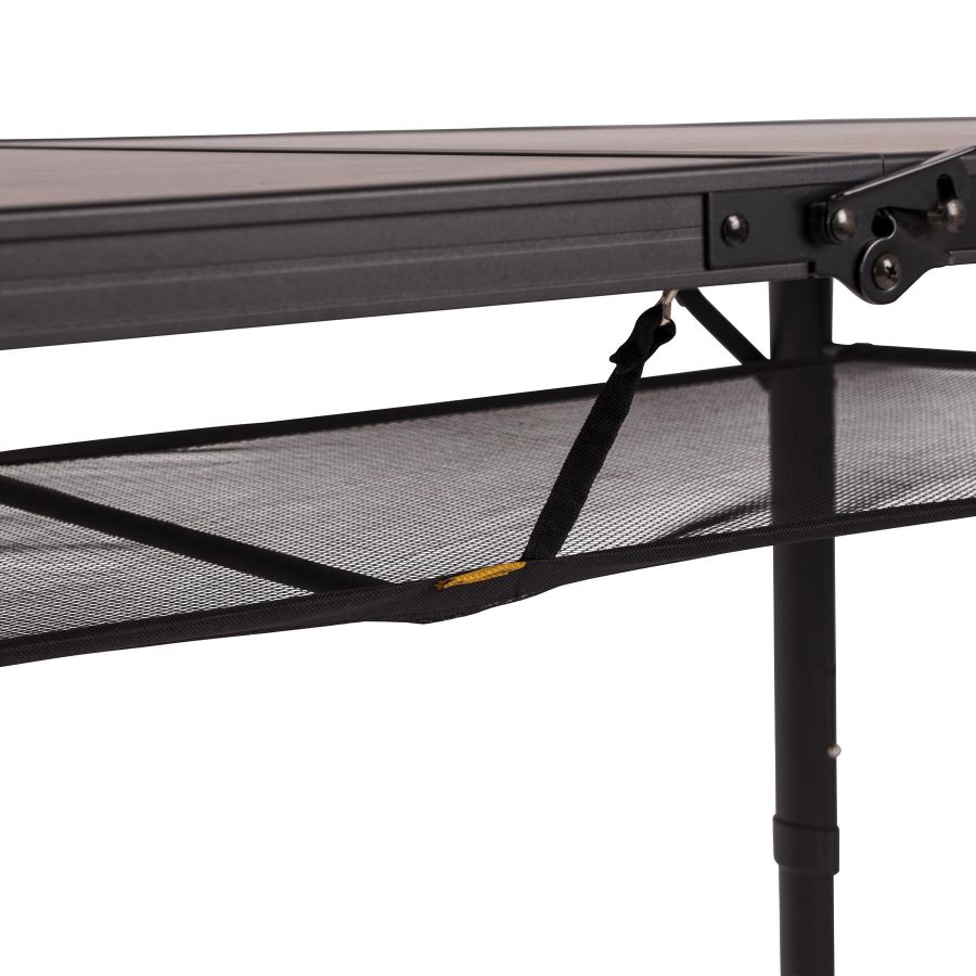 Стол туристический Bo-Camp Melrose Oval 120x80x36/70 см МДФ Black/Wood