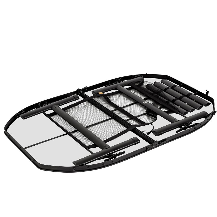 Стол туристический Bo-Camp Melrose Oval 120x80x36/70 см МДФ Black/Wood