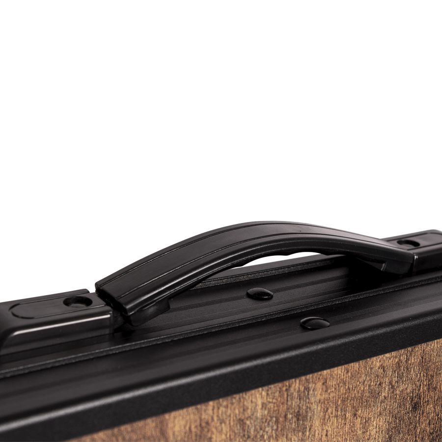 Стол туристический Bo-Camp Melrose Oval 120x80x36/70 см МДФ Black/Wood