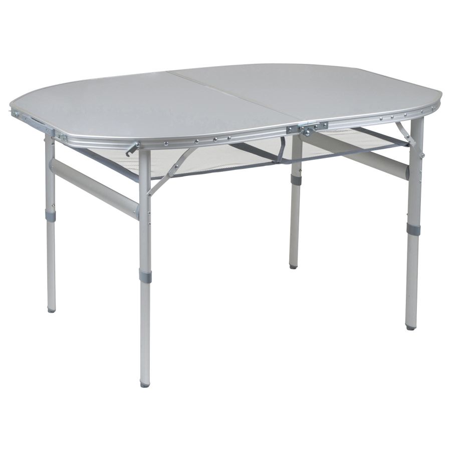 Стол туристический Bo-Camp Premium Oval 120x80x36/70 см алюминий Grey