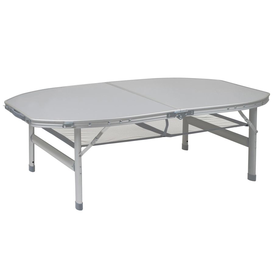 Стол туристический Bo-Camp Premium Oval 120x80x36/70 см алюминий Grey