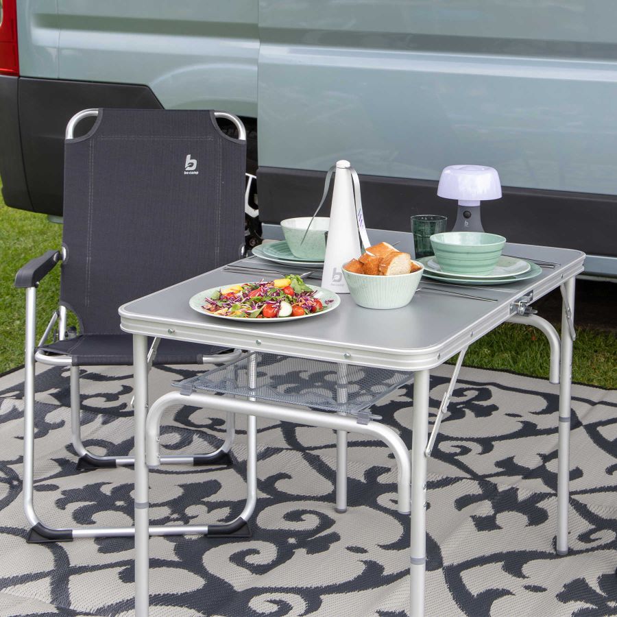 Стол туристический Bo-Camp Premium 90x60x36/81 см композит Grey