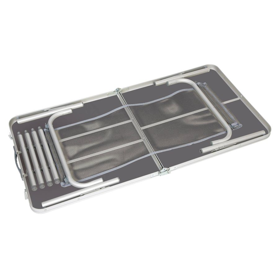 Стол туристический Bo-Camp Case 120x60x36/70 см МДФ/алюминий Grey