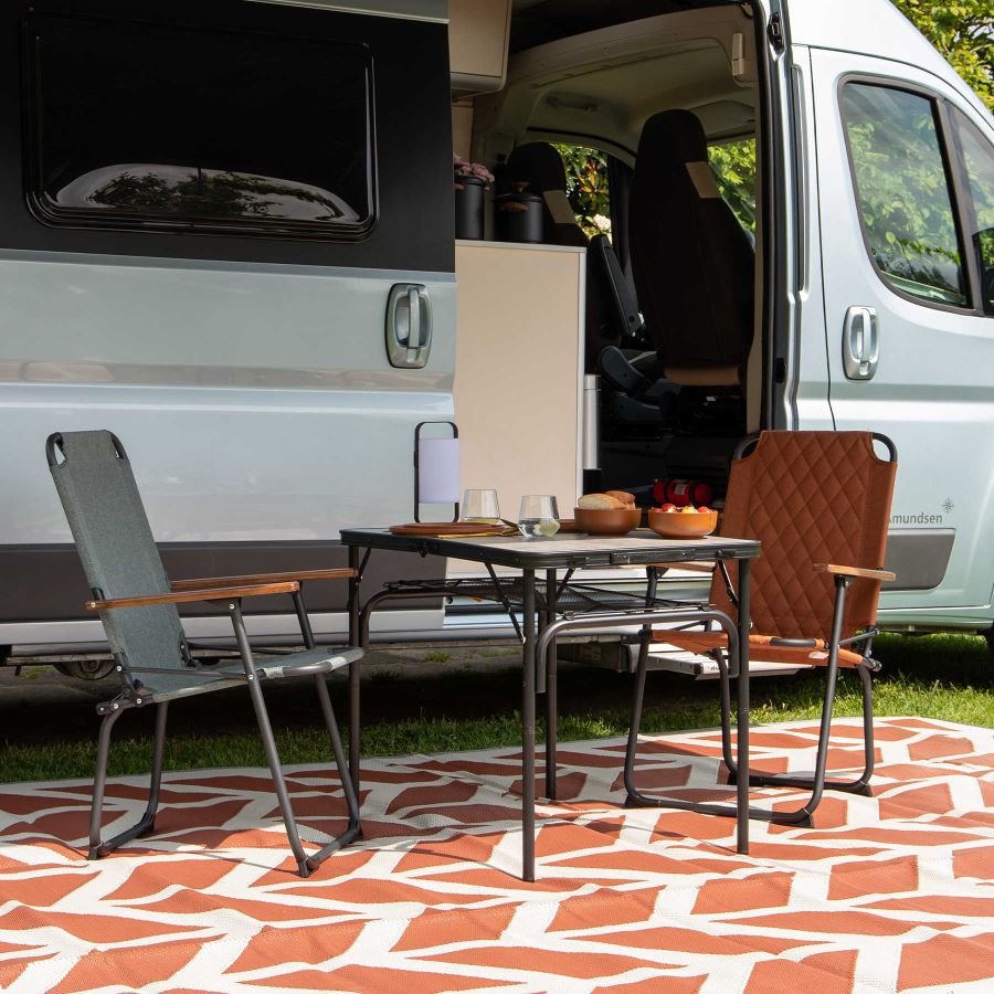 Стол туристический Bo-Camp Northgate 90x60x36/81 см МДФ Black/Grey