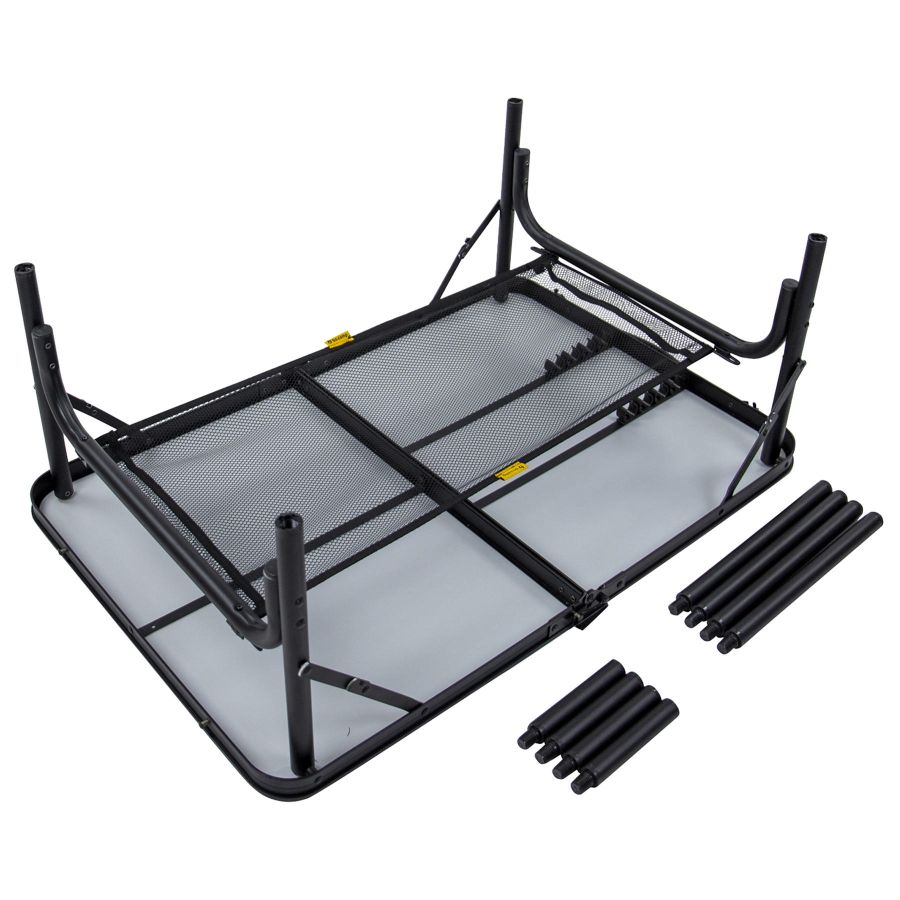 Стол туристический Bo-Camp Northgate 90x60x36/81 см МДФ Black/Grey