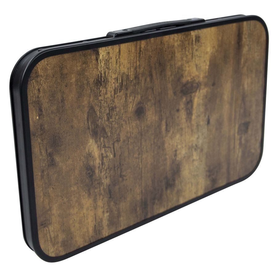 Стол туристический Bo-Camp Woodbine Compact 56x34x24 см МДФ Black/Wood