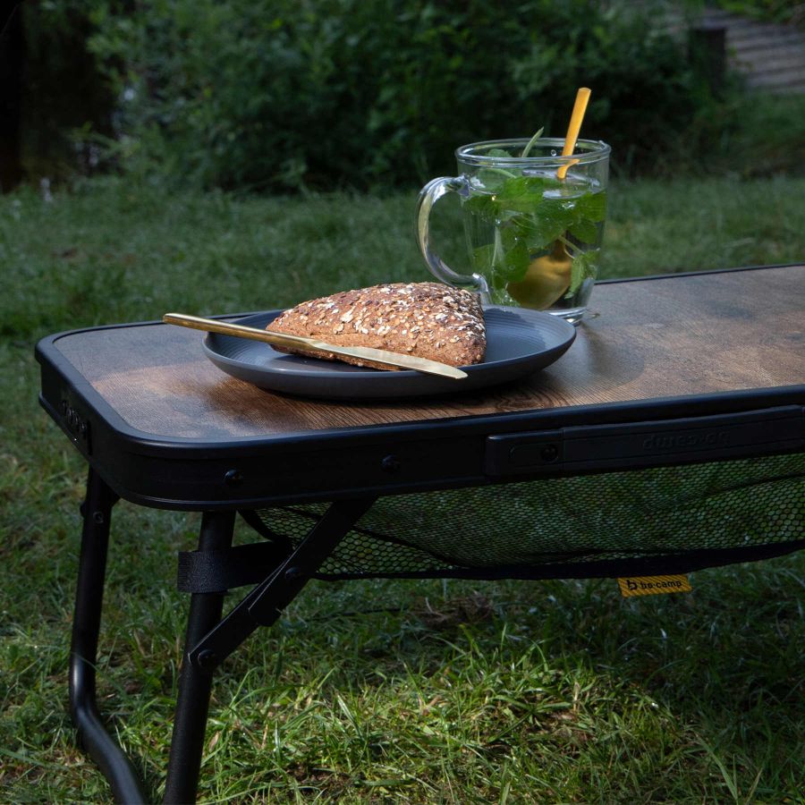 Стол туристический Bo-Camp Woodbine Compact 56x34x24 см МДФ Black/Wood
