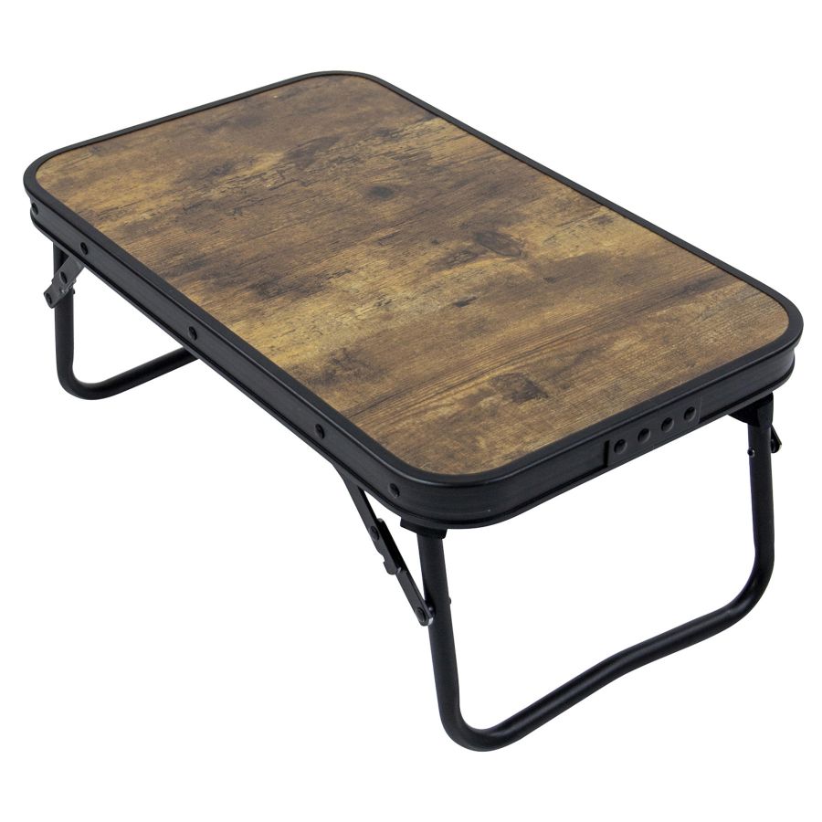 Стол туристический Bo-Camp Woodbine Compact 56x34x24 см МДФ Black/Wood