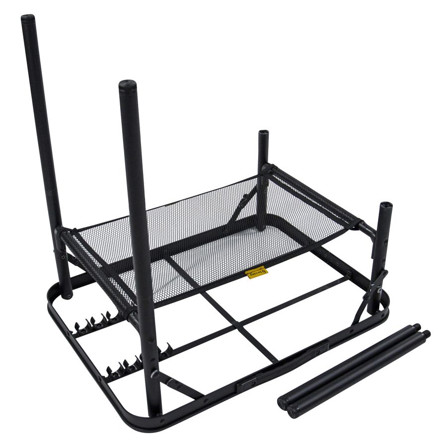 Стол туристический Bo-Camp Garland 60x45x25/60 см МДФ Black/Wood