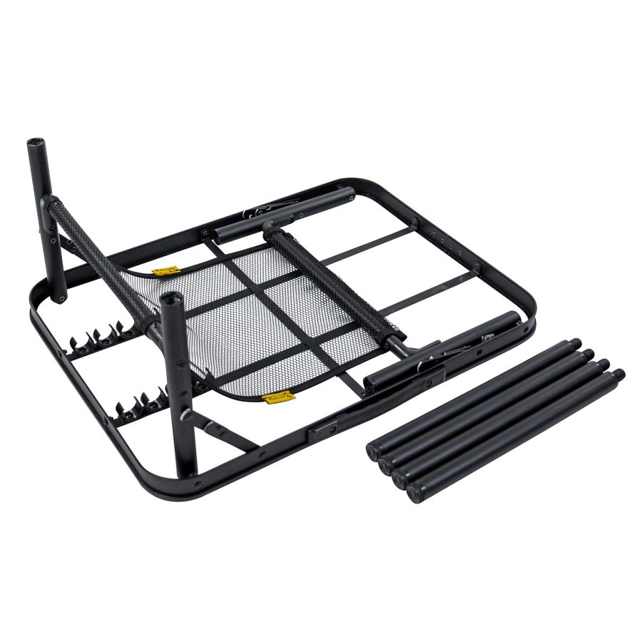 Стол туристический Bo-Camp Garland 60x45x25/60 см МДФ Black/Wood
