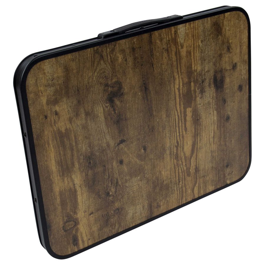 Стол туристический Bo-Camp Garland 60x45x25/60 см МДФ Black/Wood