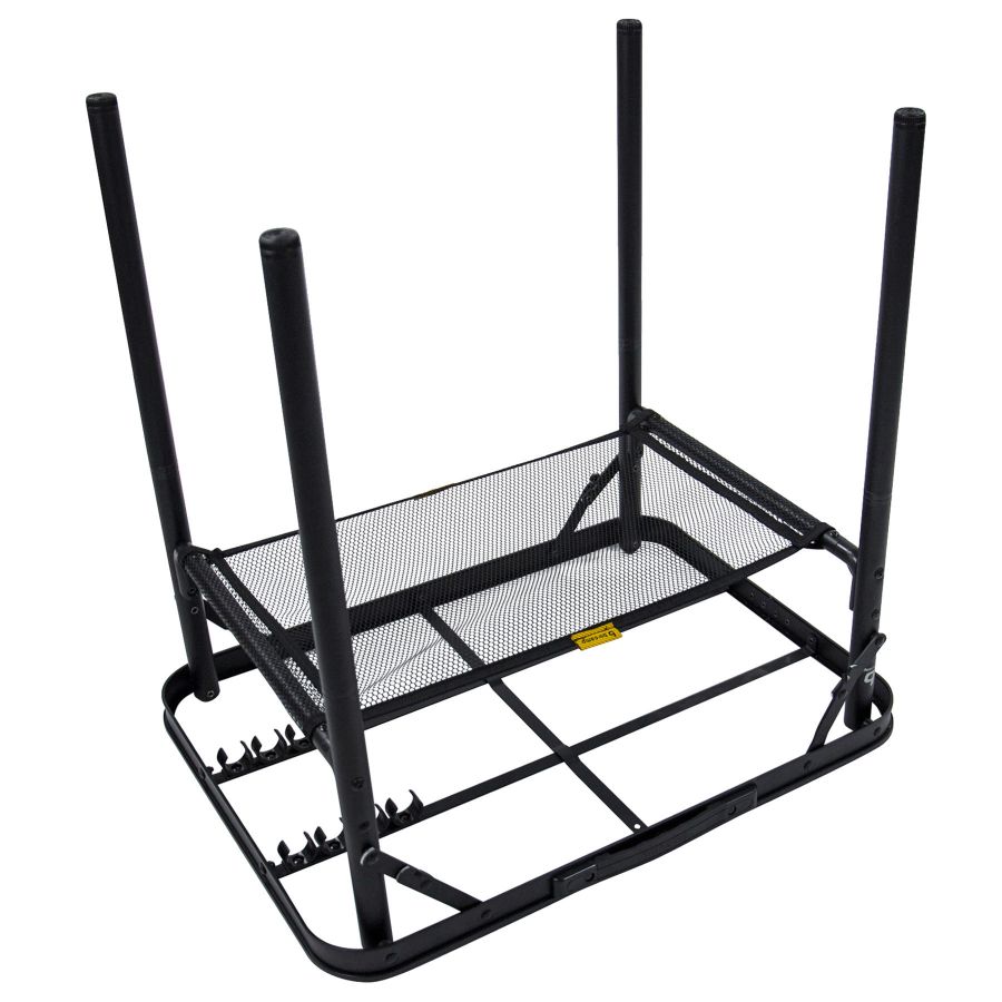 Стол туристический Bo-Camp Garland 60x45x25/60 см МДФ Black/Wood