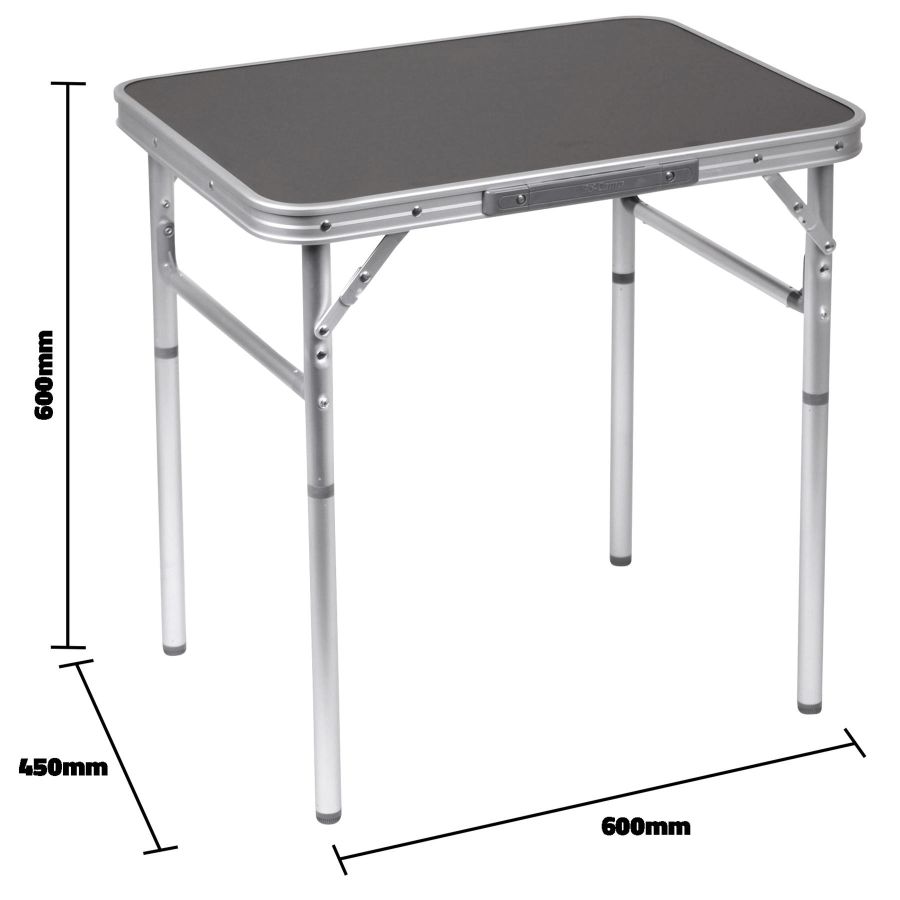 Стол туристический Bo-Camp 60x45x25/60 см МДФ Grey