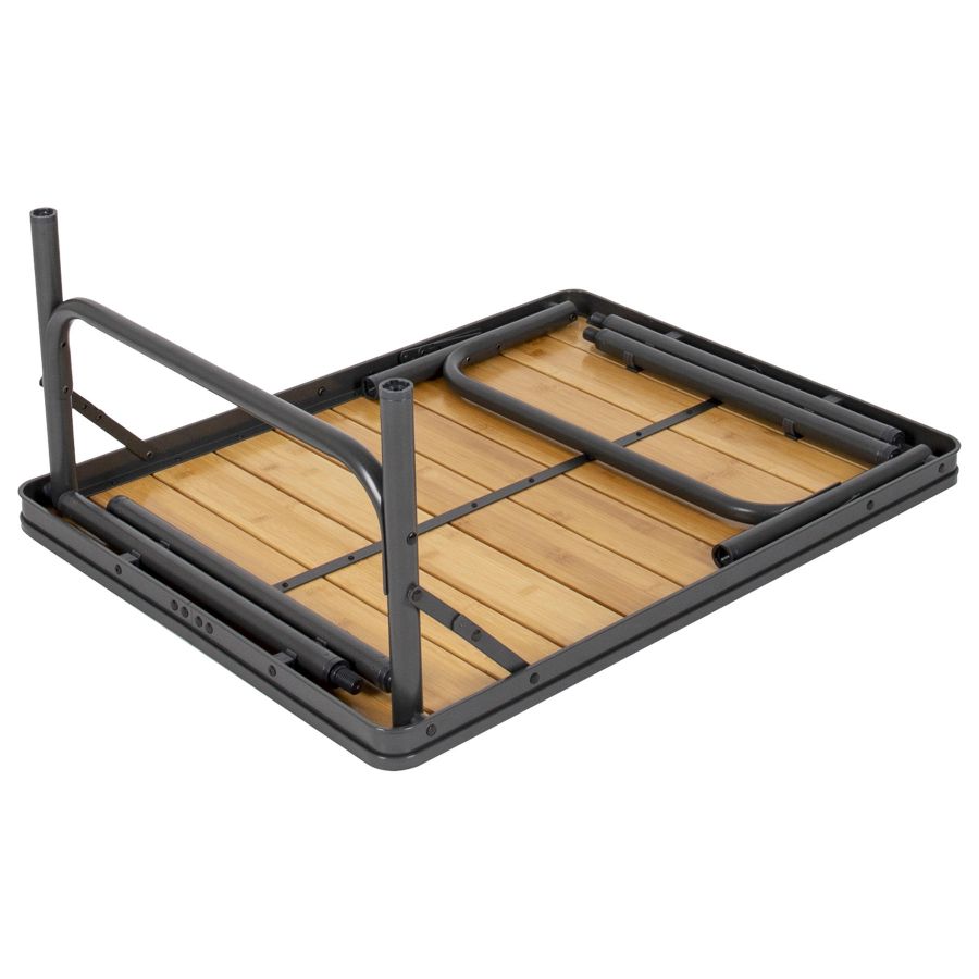 Стол туристический Bo-Camp Margate 75x55x31/71 см бамбук Brown