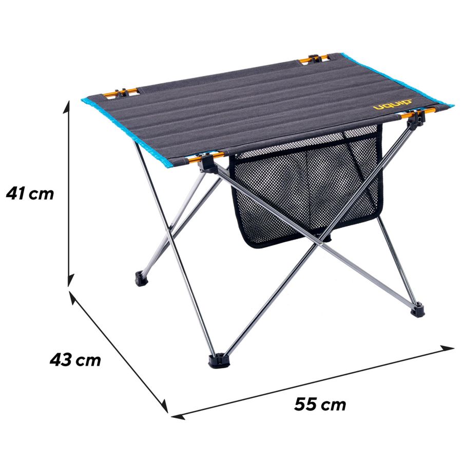 Стол туристический Uquip Liberty M 55x43x41 см алюминий Grey