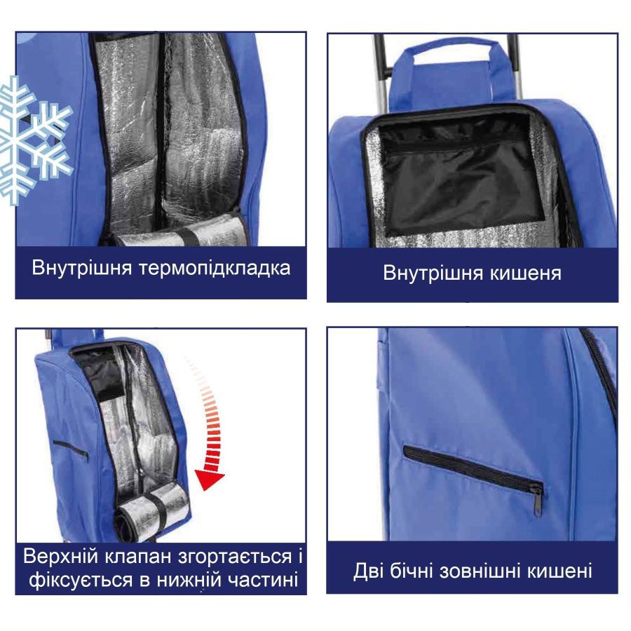 Сумка тележка Casa Si Partner Blue (CS93076Y06B) Discounted