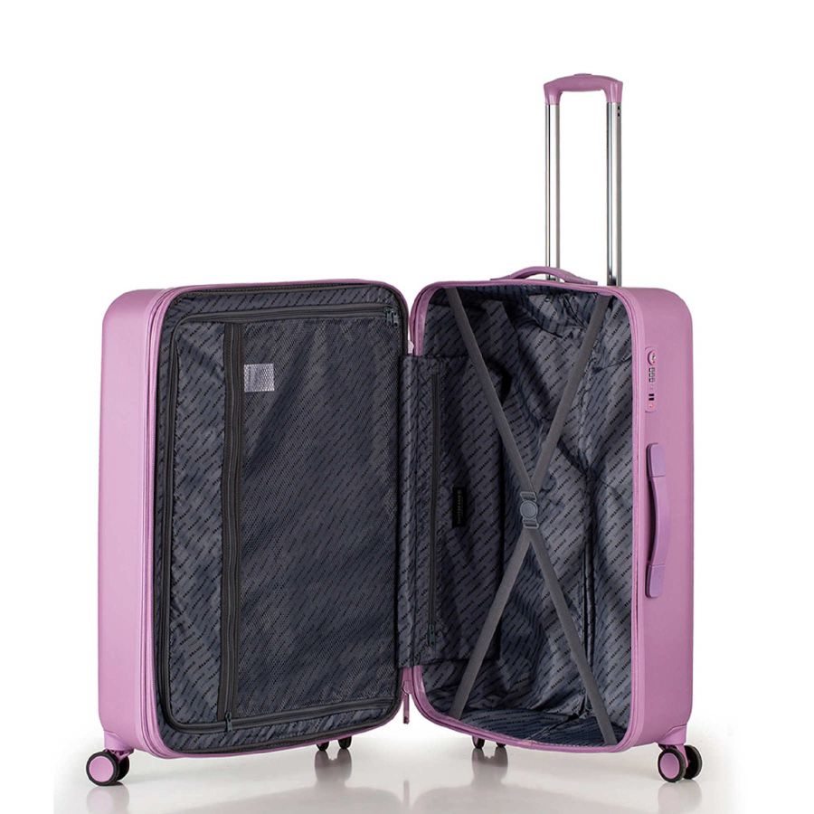 Чемодан малый под ручную кладь Swissbrand Berlin (S) поликарбонат Violet (SWB_LHBER705S)